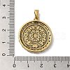 Brass with Cubic Zirconia Pendants KK-Z033-13AS-3