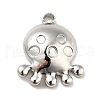 Non-Tarnish 304 Stainless Steel Pendants STAS-A066-01P-1