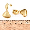 304 Stainless Steel Dangle Stud Earrings for Women EJEW-U052-08G-5
