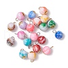 20Pcs Opaque Acrylic Pendants PALLOY-JF03539-1