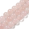 Natural Rose Quartz Beads Strands G-K343-A01-01-1