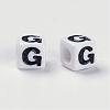 Letter Acrylic Beads PL37C9129-G-1