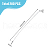 DICOSMETIC 200Pcs Brass Ball Head Pins FIND-DC0004-75-2