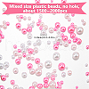 SUNNYCLUE 2 Sets Plastic Beads KY-SC0002-24D-2
