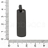 Ion Plating(IP) Rectangle 304 Stainless Steel Stamping Blank Tag Pendants STAS-H317-09B-3