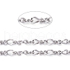 304 Stainless Steel Figaro Chains CHS-L001-138-0.8mm-4