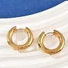 202 Stainless Steel Polishing Hoop Earrings EJEW-M106-02G-04-3
