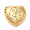 Rack Plating Brass Micro Pave Cubic Zirconia Pendants KK-I722-04G-O-1