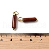 Natural Red Jasper Pendants STAS-C120-01G-10-3