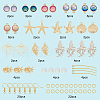 SUNNYCLUE DIY Ocean Theme Dangle Earring Making Kit DIY-SC0018-97-2