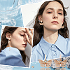 Unicraftale 12Pcs 304 Stainless Steel Stud Earring Findings STAS-UN0031-72-6