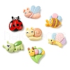 Opaque Resin Decoden Cabochons RESI-M041-03-1