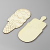 8Pcs 8 Styles Unfinished Wood Cabochons WOOD-CJC0011-03-2