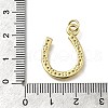 Brass Micro Pave Cubic Zirconia Pendants KK-C090-08B-G-3