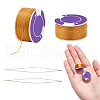  2 Rolls Special Coated Polyester Beading Threads OCOR-NB0002-06D-1