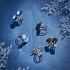 Unicraftale DIY Open Wrap Finger Ring Making Kit DIY-UN0003-24-3