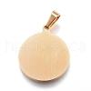 Ion Plating(IP) 304 Stainless Steel Pendants STAS-G124-09G-2