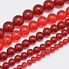 Natural & Dyed Malaysia Jade Bead Strands G-A146-8mm-A02-2