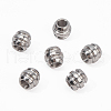 BENECREAT 6Pcs 304 Stainless Steel Beads STAS-BC0003-34-4