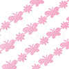 20 Yards Malan Flower and Butterfly Polyester Lace Trim OCOR-TAC0016-18C-3
