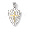 Ion Plating(IP) 304 Stainless Steel Pendants STAS-Z075-03P-1
