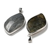 Natural Labradorite Pendants KK-C034-05P-2