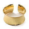 Rack Plating Brass Twist Wide Cuff Bangles BJEW-D057-02G-2