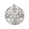 304 Stainless Steel Pendants STAS-V016-14P-1