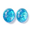 Resin Imitation Opal Cabochons RESI-E042-01B-1