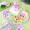 Clear PVC Candy Gift Packaging Boxes with Ribbon & Artificial Flower CON-TAC0001-20E-9