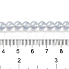 Transparent Electroplate Glass Beads Strands GLAA-T032-T6mm-C17-4