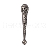 Alloy Cord End PALLOY-WH0022-03AS-1