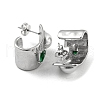 304 Stainless Steel Stud Earrings EJEW-M233-03P-2