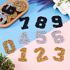 Glitter Hotfix Rhinestone DIY-TA0003-17-14