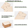 Wood Earring Display Card with Hanging Hole DIY-WH0320-20F-4