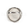 Half Round Natural Shell Finger Rings RJEW-P128-05P-3
