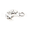 Tibetan Style Alloy Pendants TIBE-L008-14AS-2