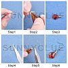 SUNNYCLUE 120Pcs Brass Ice Pick Pinch Bails FIND-SC0003-01P-4