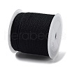 20M Polyester Braided Cord for Jewelry Making OCOR-G015-04A-04-3