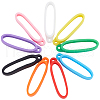 Gorgecraft 18Pcs 9 Styles Silicone Pendant SIL-GF0001-51A-1