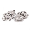 Non-Tarnish 304 Stainless Steel Pendants STAS-G335-05P-2