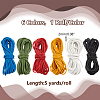   30 Yards 6 Colors Cowhide Leather Cord WL-PH0004-23B-2