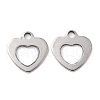 Tarnish Resistant 201 Stainless Steel Charms STAS-K217-50C-1