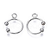 304 Stainless Steel Ear Cuff Findings STAS-S116-308P-2