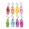 Flip Flops Acrylic Pendant Decorations HJEW-JM03463-1