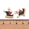 Golden Plated Alloy Enamel Pendants ENAM-T009-88-RS-3