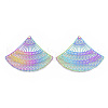 Ion Plating(IP) 201 Stainless Steel Filigree Pendants X-STAS-R102-30-2