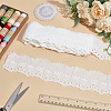 FINGERINSPIRE 7.5 Yards Cotton Strawberry & Bowknot Embroidery Lace Ribbon OCOR-FG0002-53B-5