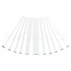 11Pcs 11 Style Acrylic Bookbinding Rulers OACR-FG0001-24-1