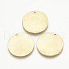 Vacuum Plating 201 Stainless Steel Stamping Blank Tag Pendants STAS-S076-12-1